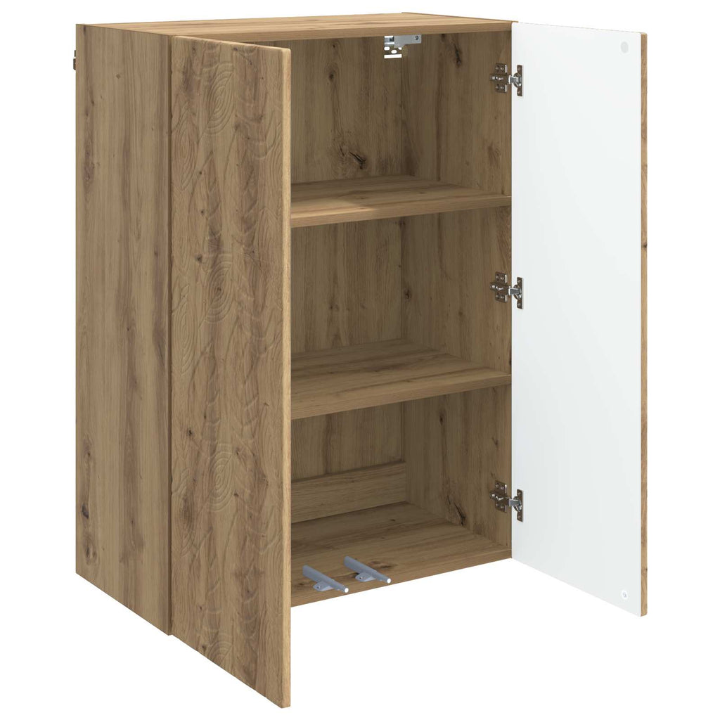 Wandschrank Artisan-Eiche 66 x 34,5 x 90 cm Holzwerkstoff