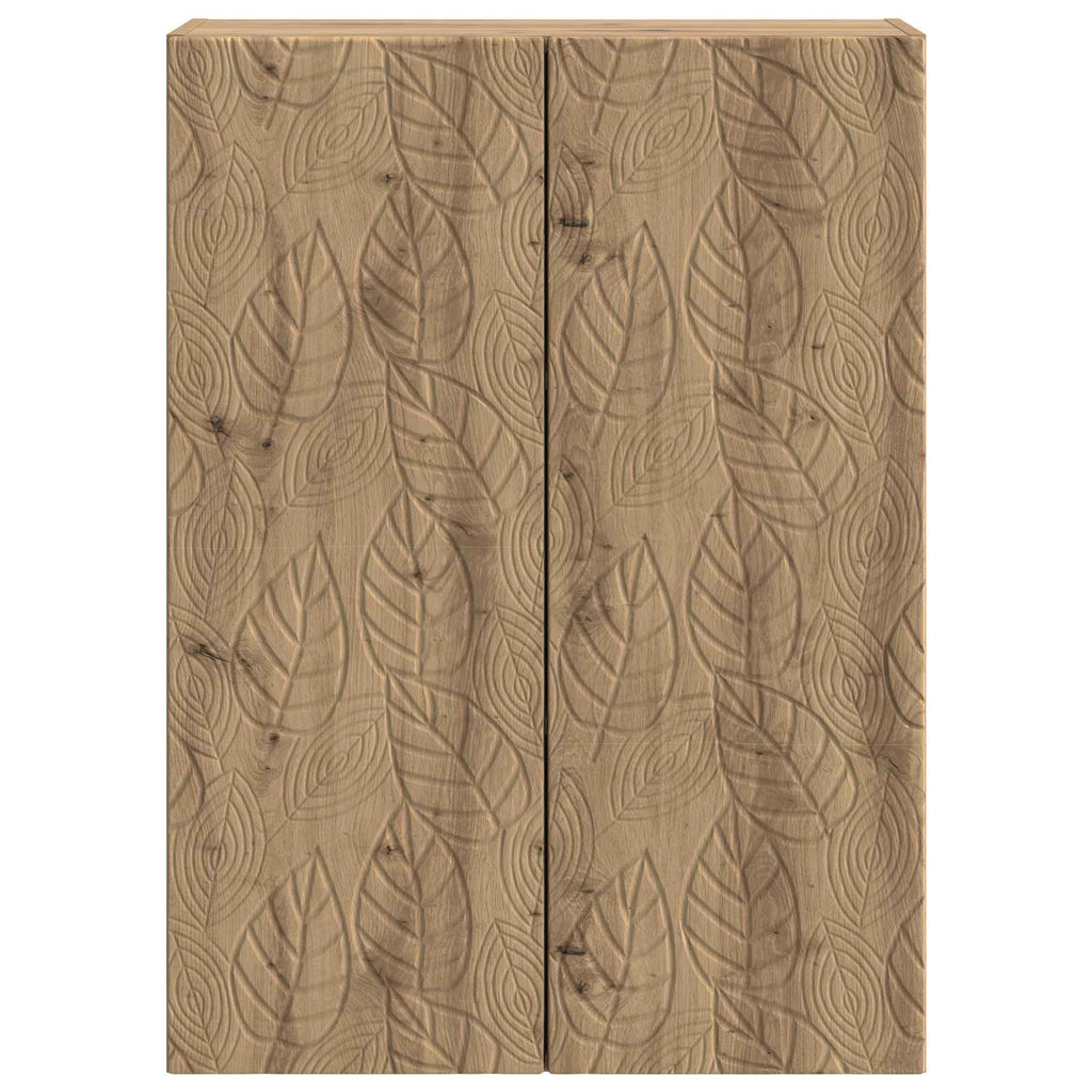 Wandschrank Artisan-Eiche 66 x 34,5 x 90 cm Holzwerkstoff