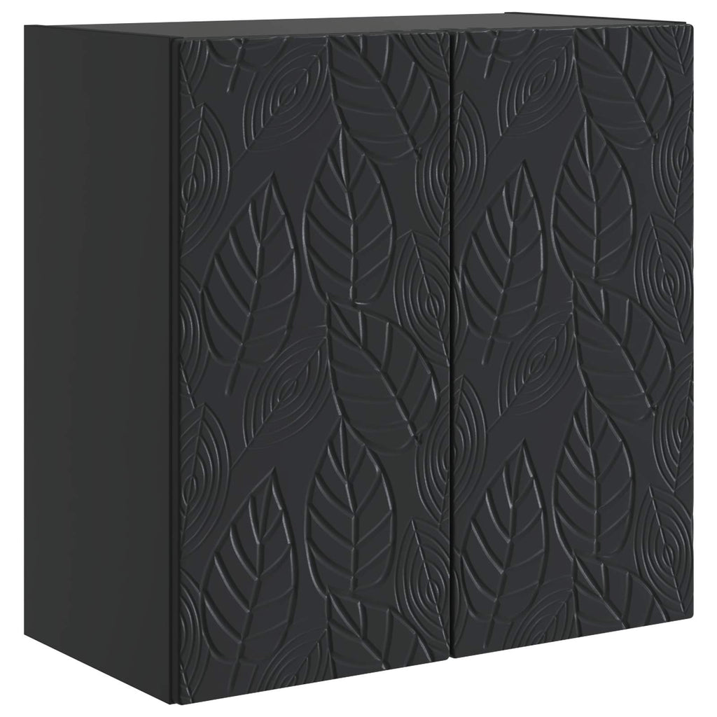 Wandschrank Schwarz 59 x 31 x 60 cm Holzwerkstoff