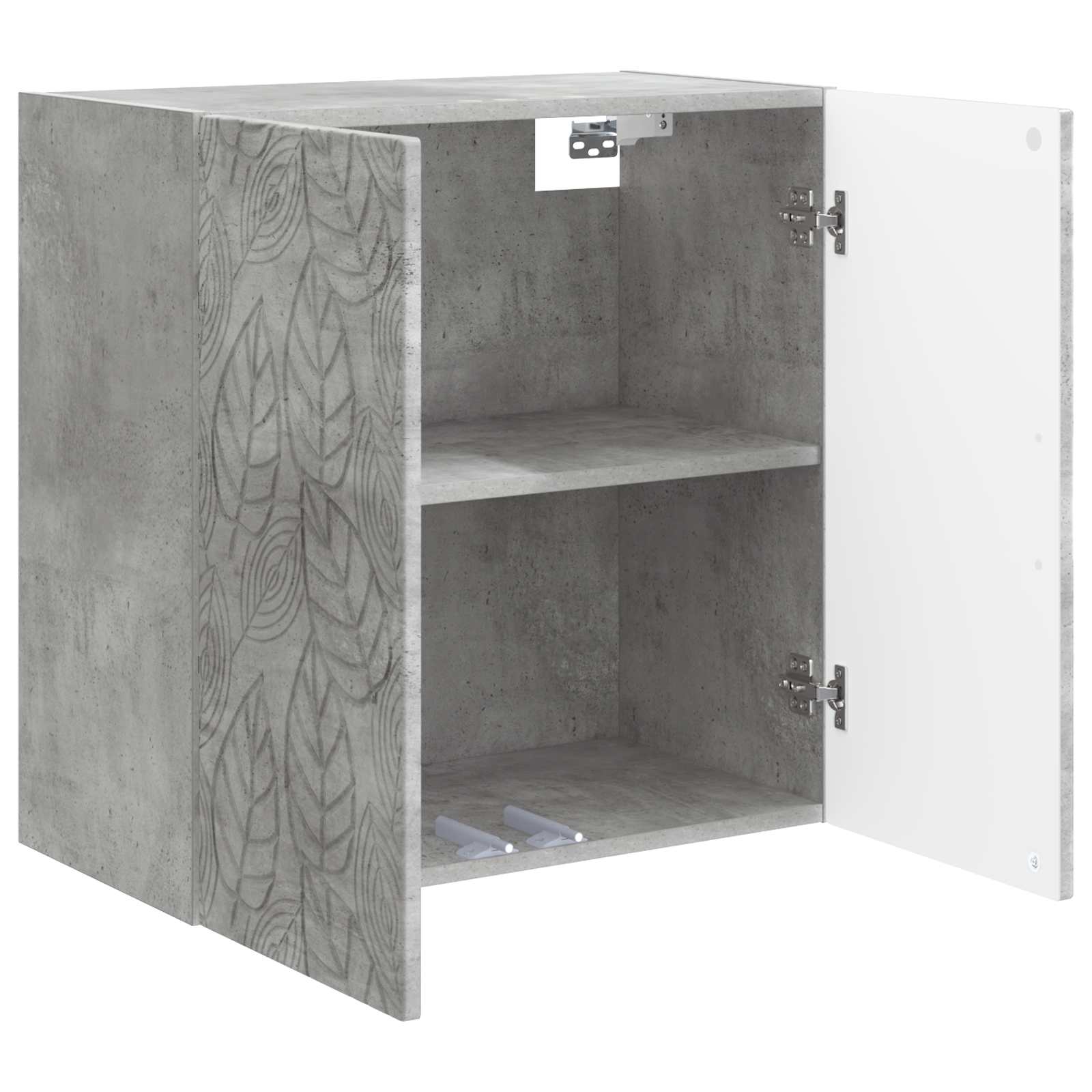 Wandschrank Betongrau 59 x 31 x 60 cm Holzwerkstoff
