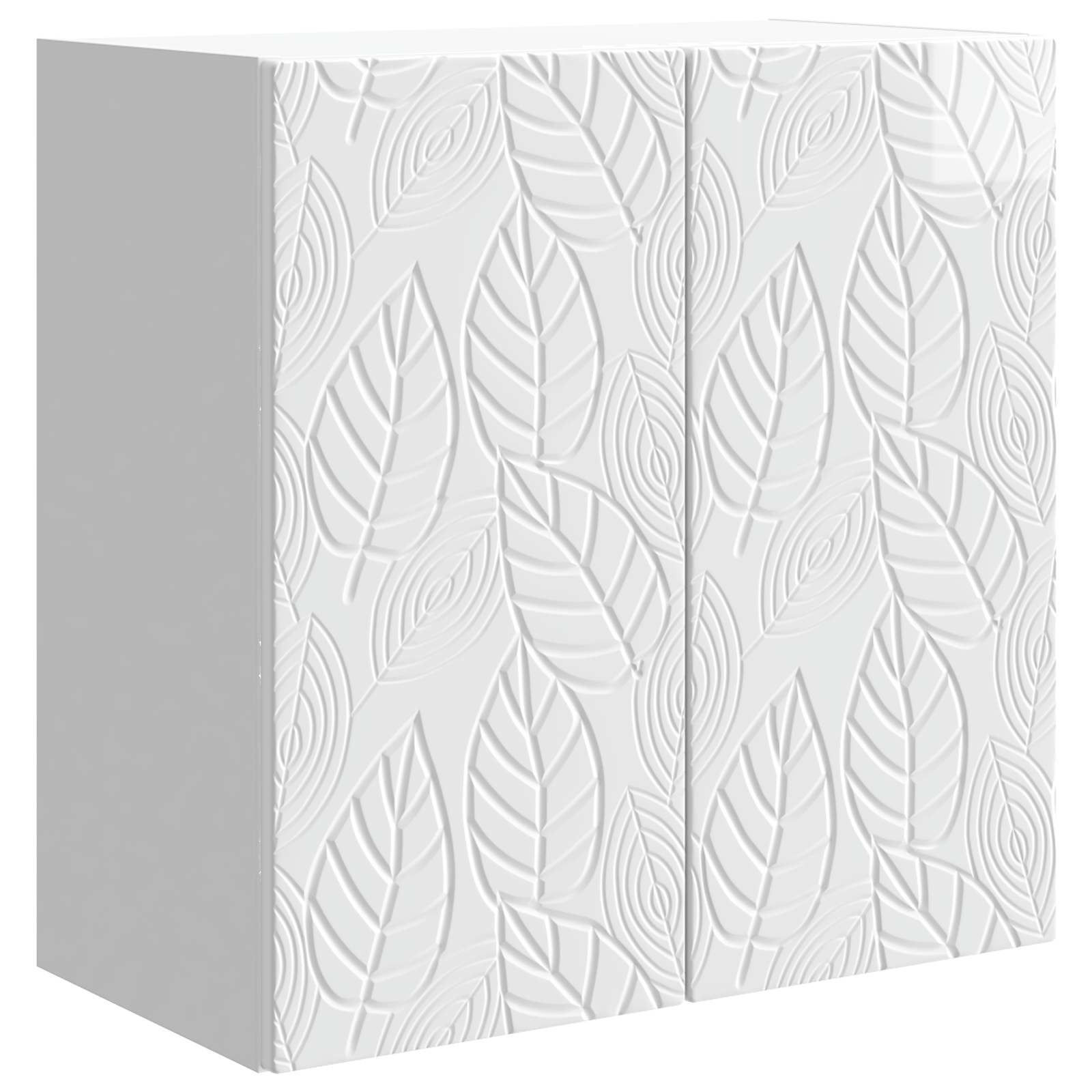 Wandschrank Hochglanz Weiß 59 x 31 x 60 cm Holzwerkstoff