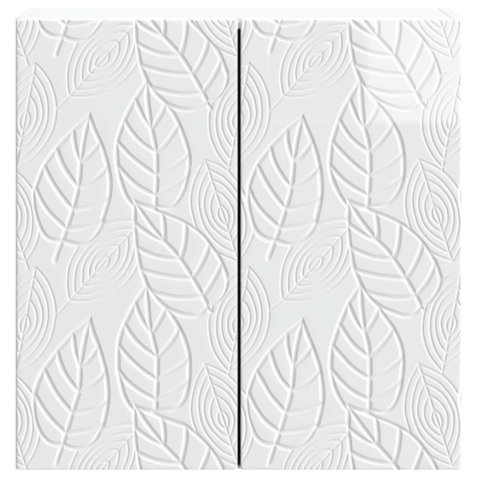 Wandschrank Hochglanz Weiß 59 x 31 x 60 cm Holzwerkstoff