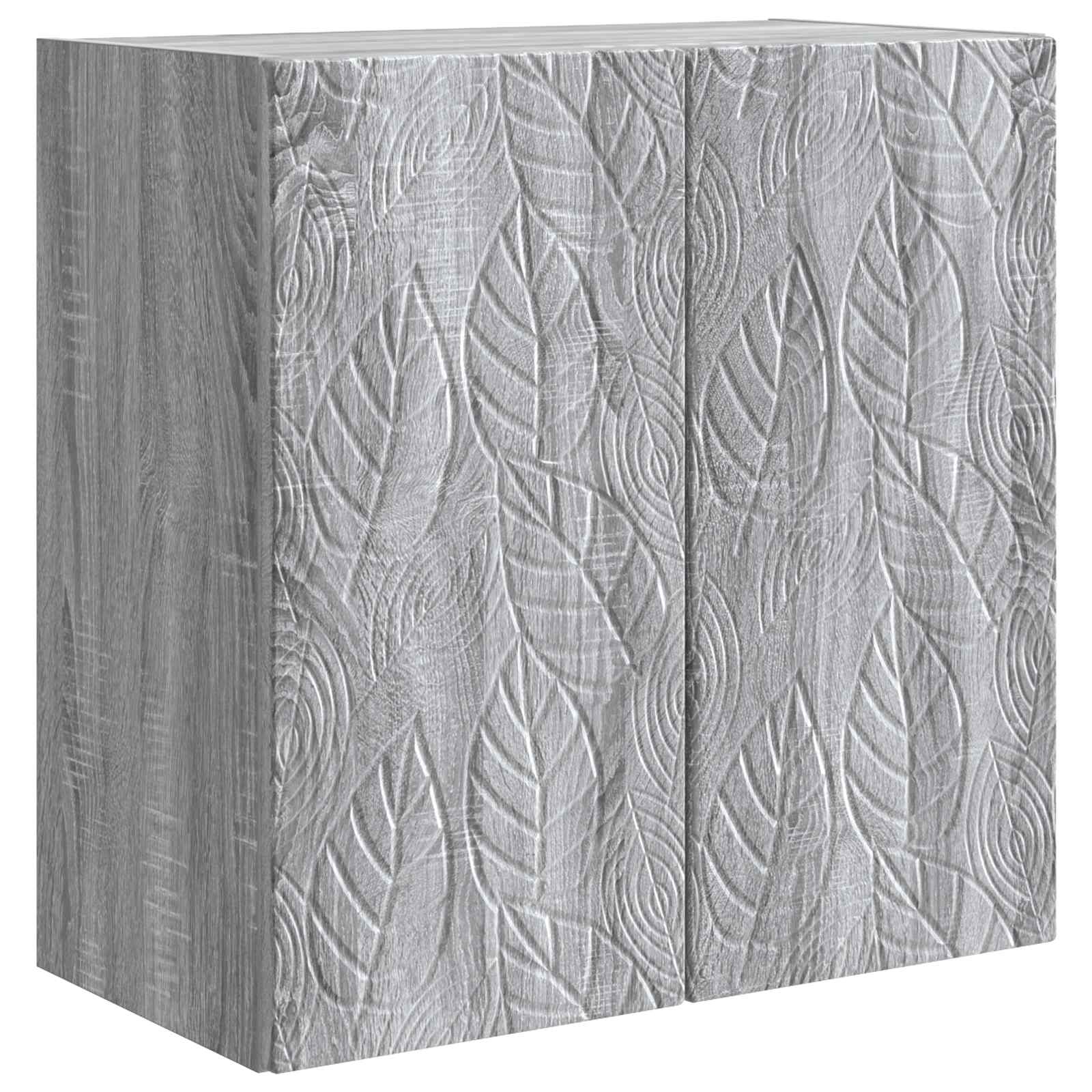 Wandschrank Grau Sonoma 59 x 31 x 60 cm Holzwerkstoff