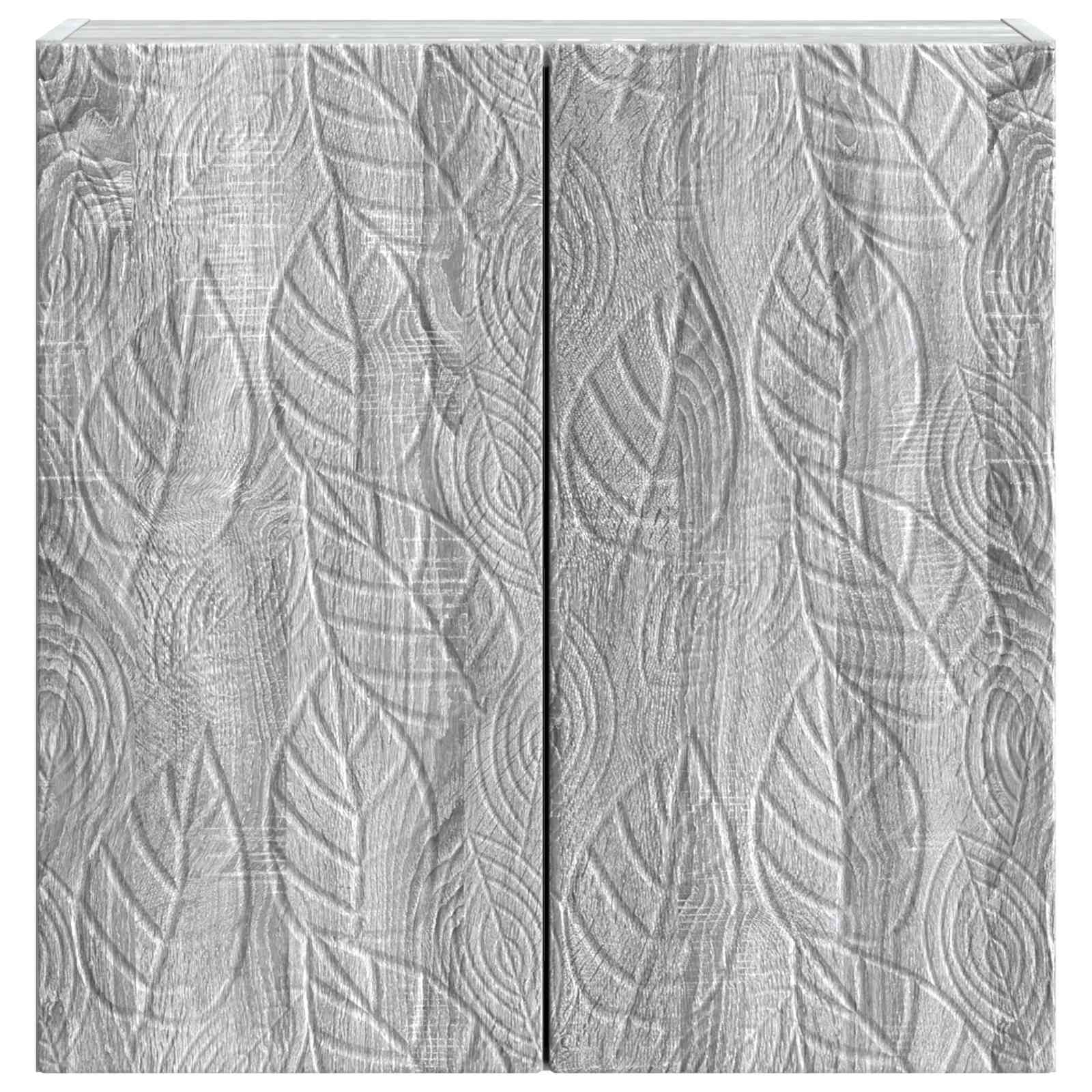 Wandschrank Grau Sonoma 59 x 31 x 60 cm Holzwerkstoff