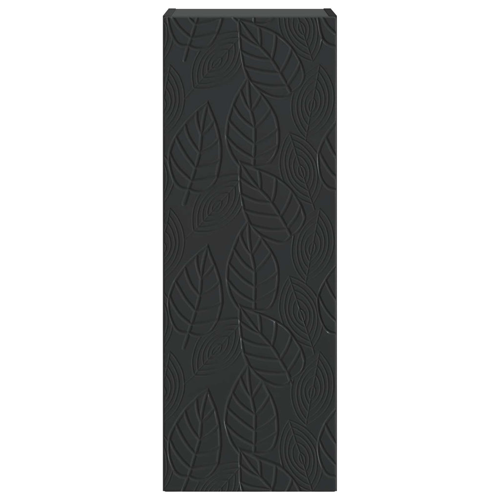 Wandschrank Schwarz 33 x 34,5 x 90 cm Holzwerkstoff