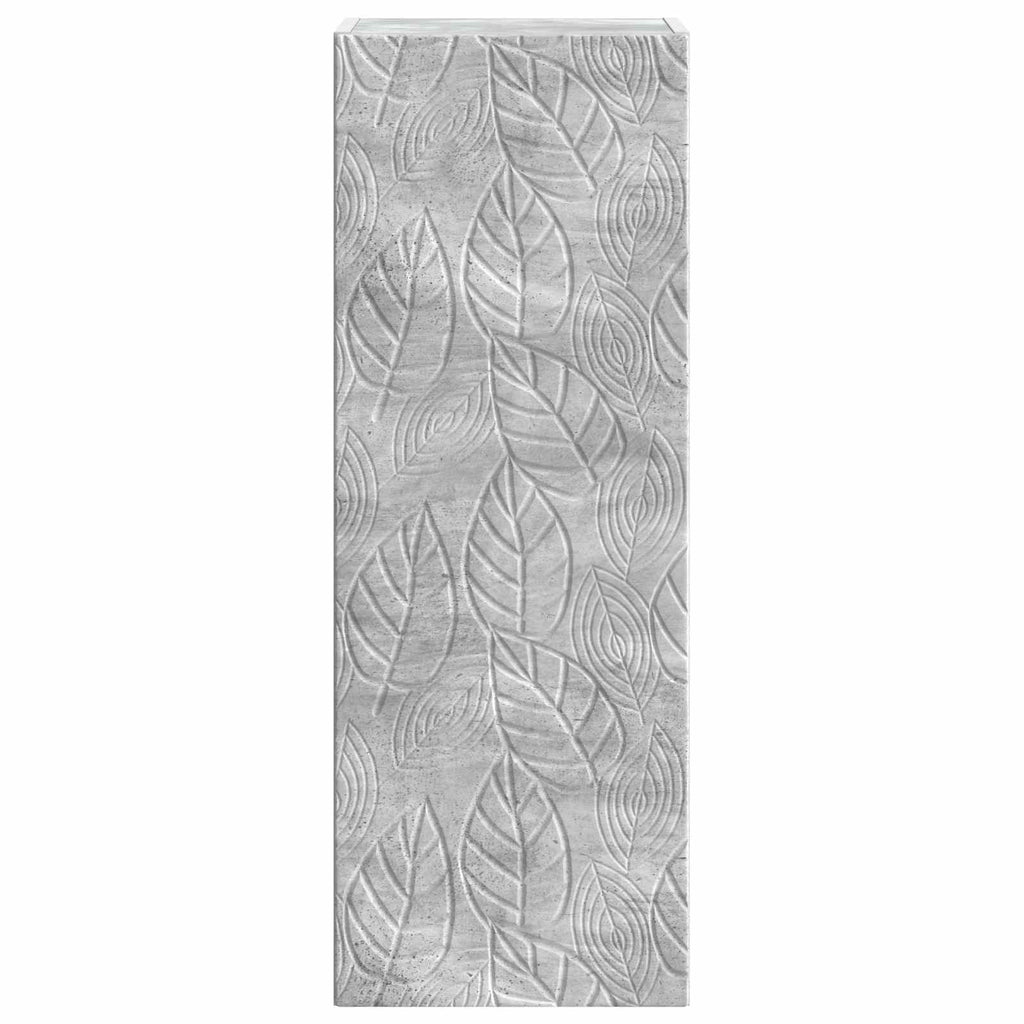 Wandschrank Betongrau 33 x 34,5 x 90 cm Holzwerkstoff