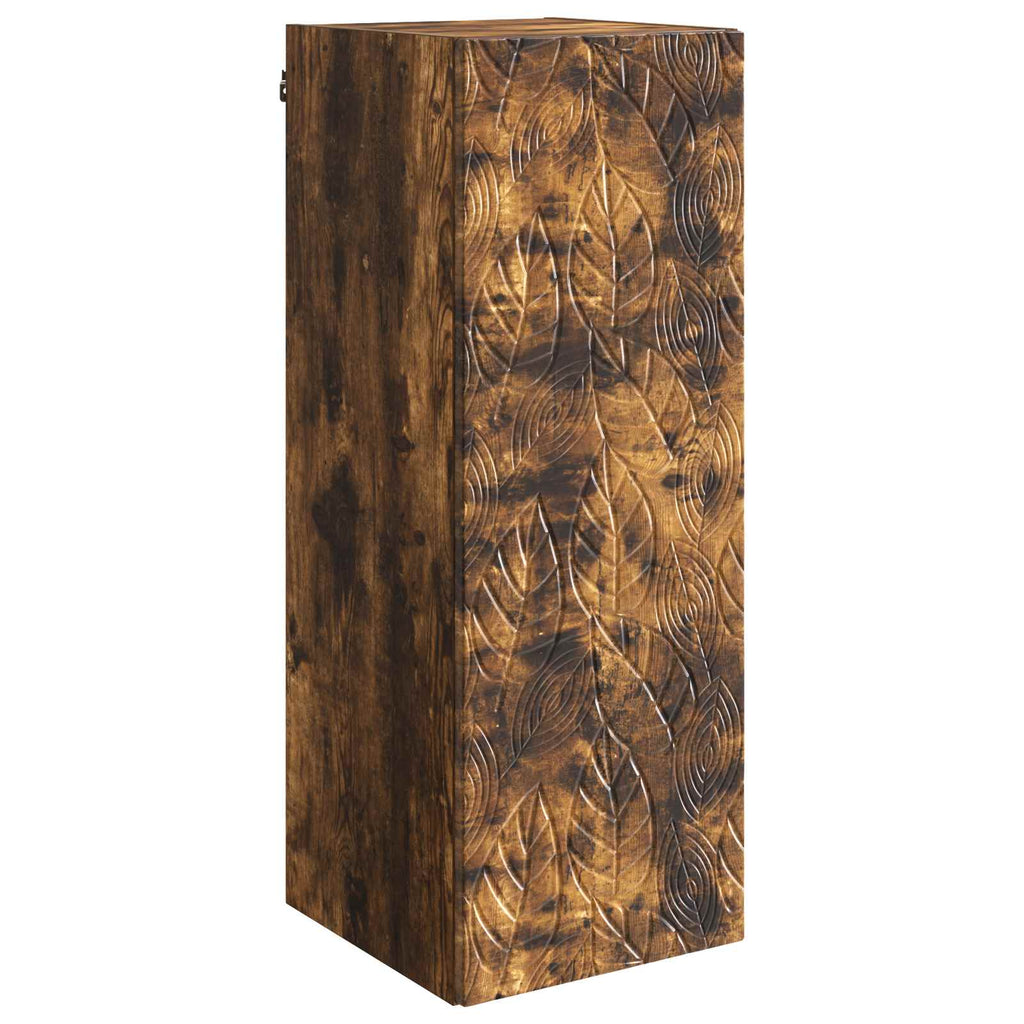 Wandschrank Geräucherte Eiche 33 x 34,5 x 90 cm Holzwerkstoff