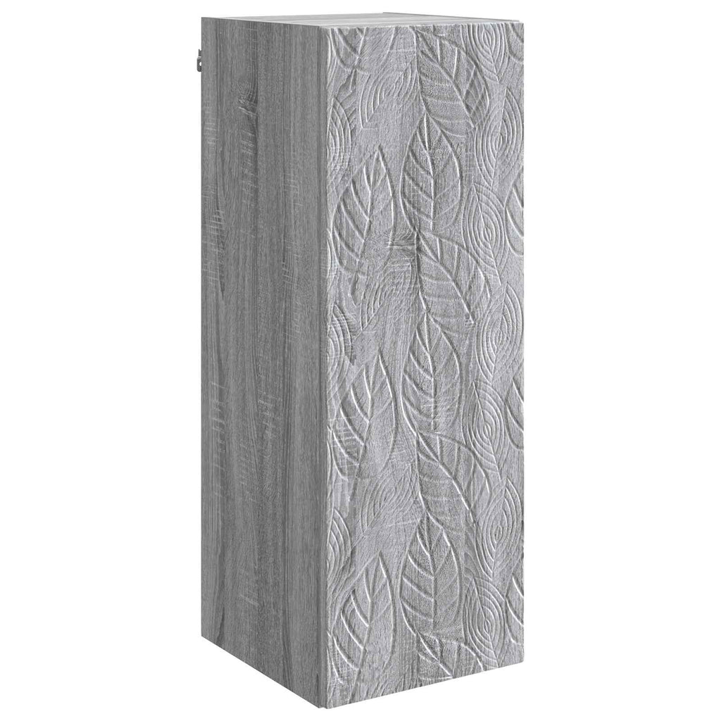 Wandschrank Grau Sonoma 33 x 34,5 x 90 cm Holzwerkstoff
