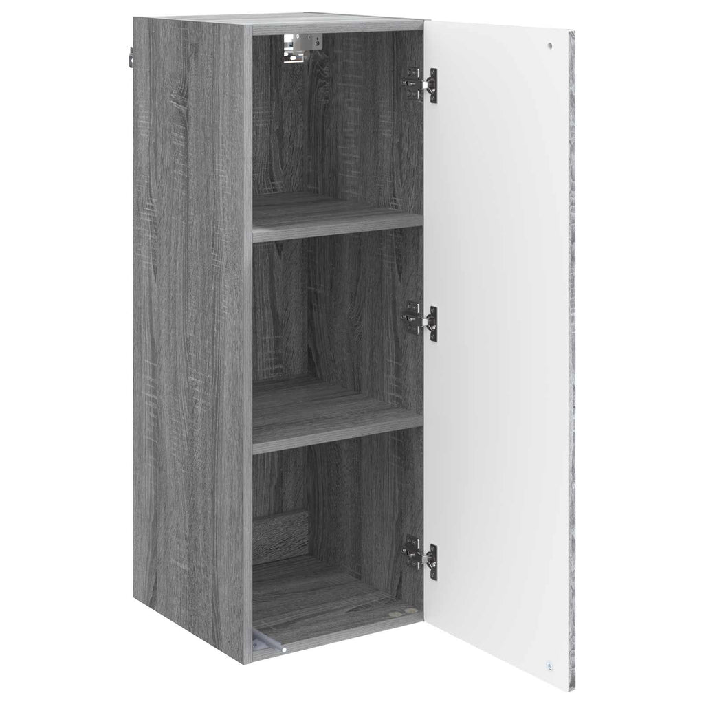 Wandschrank Grau Sonoma 33 x 34,5 x 90 cm Holzwerkstoff