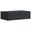 Wandmontierter Beistelltisch Schwarz 59 x 34,5 x 17 cm