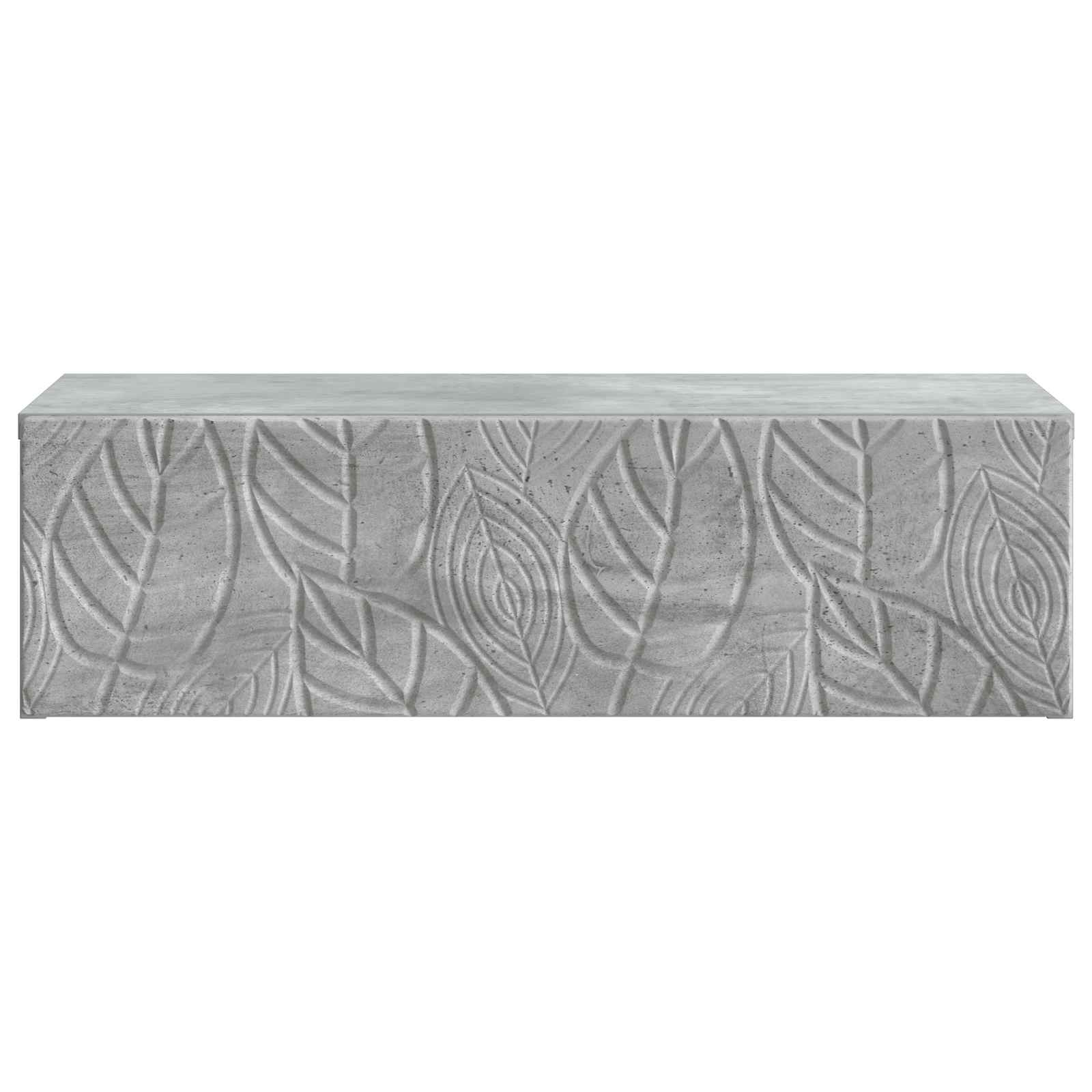 Wandmontierter Beistelltisch Betongrau 59 x 34,5 x 17 cm