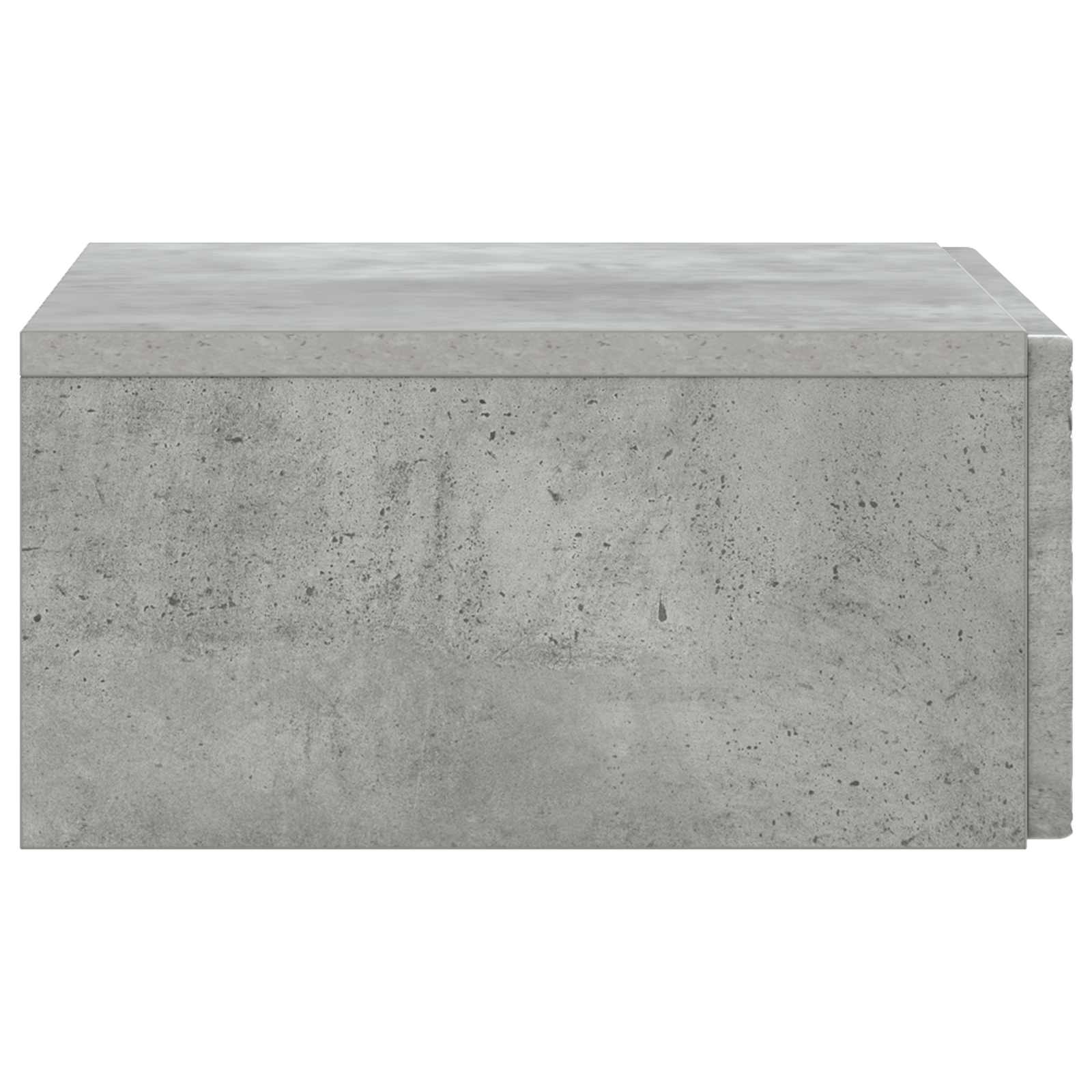 Wandmontierter Beistelltisch Betongrau 59 x 34,5 x 17 cm