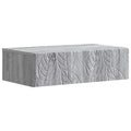 Wandmontierter Beistelltisch Grau Sonoma 59 x 34,5 x 17 cm