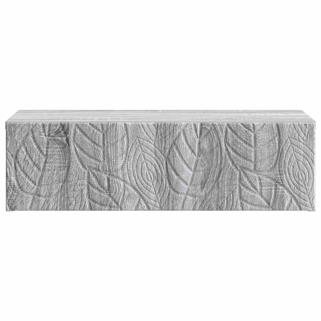 Wandmontierter Beistelltisch Grau Sonoma 59 x 34,5 x 17 cm