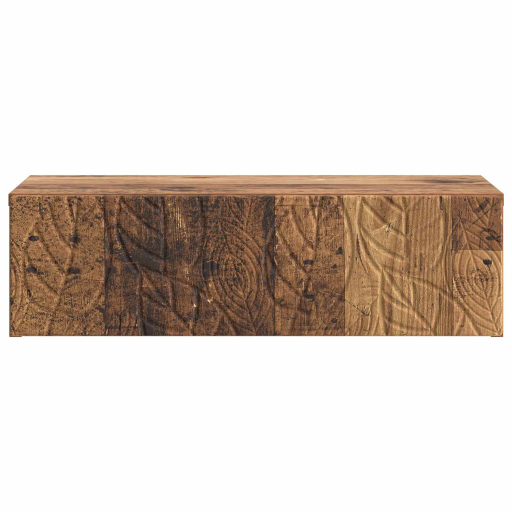 Wandmontierter Beistelltisch Altholz 59 x 34,5 x 17 cm