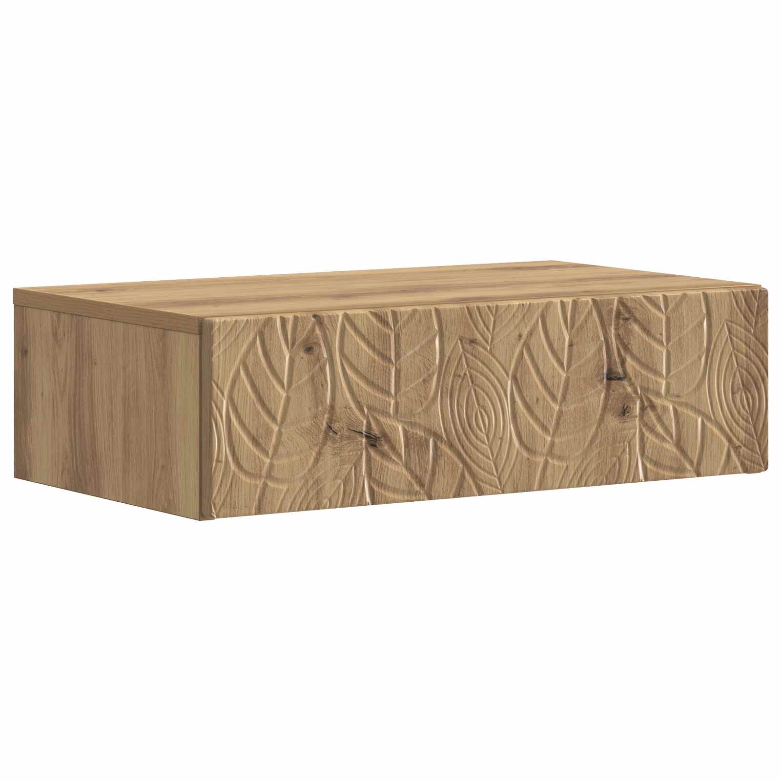 Wandmontierter Beistelltisch Artisan-Eiche 59 x 34,5 x 17 cm