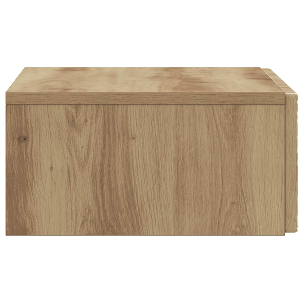 Wandmontierter Beistelltisch Artisan-Eiche 59 x 34,5 x 17 cm