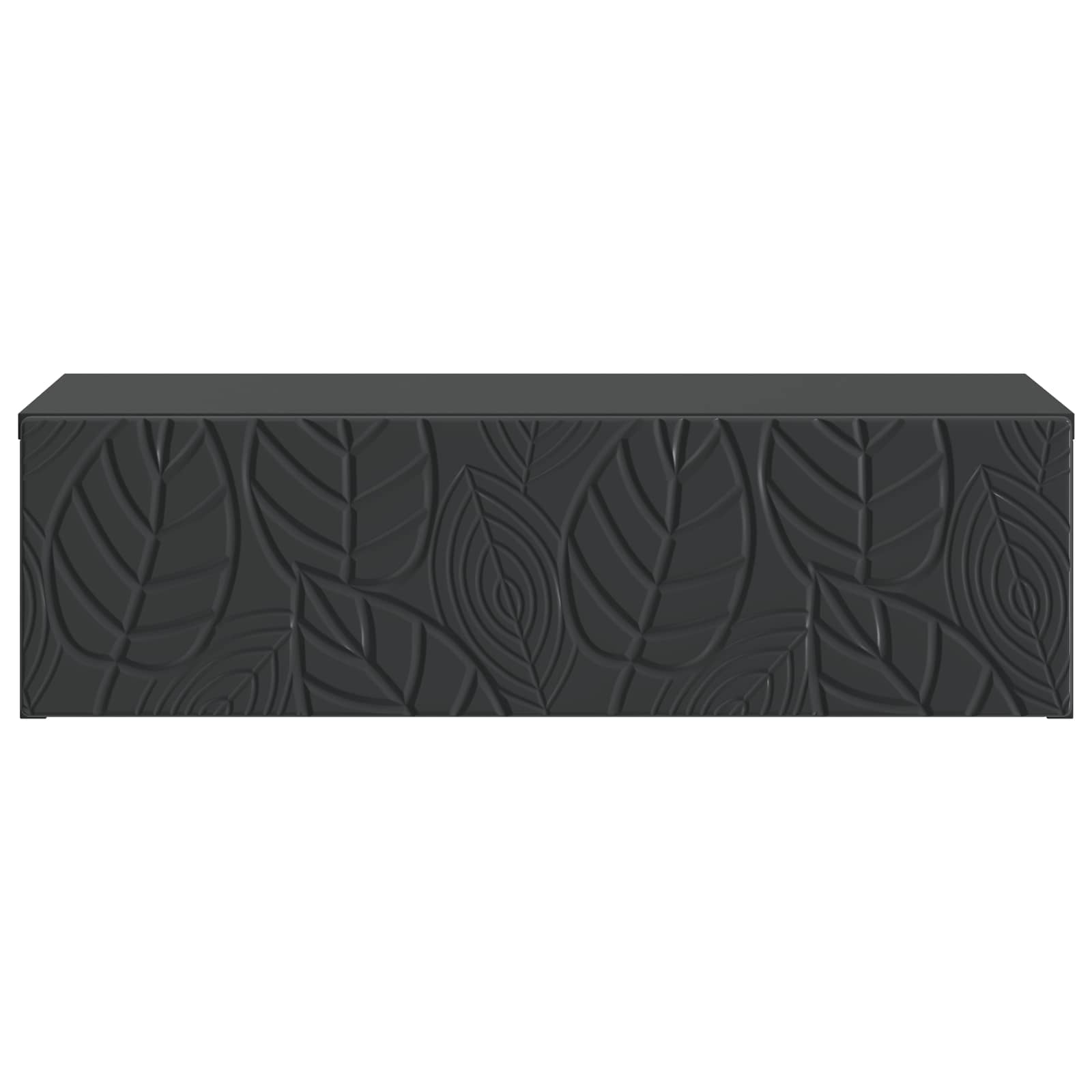 Wandmontierter Beistelltisch Schwarz 87,5 x 34,5 x 17 cm