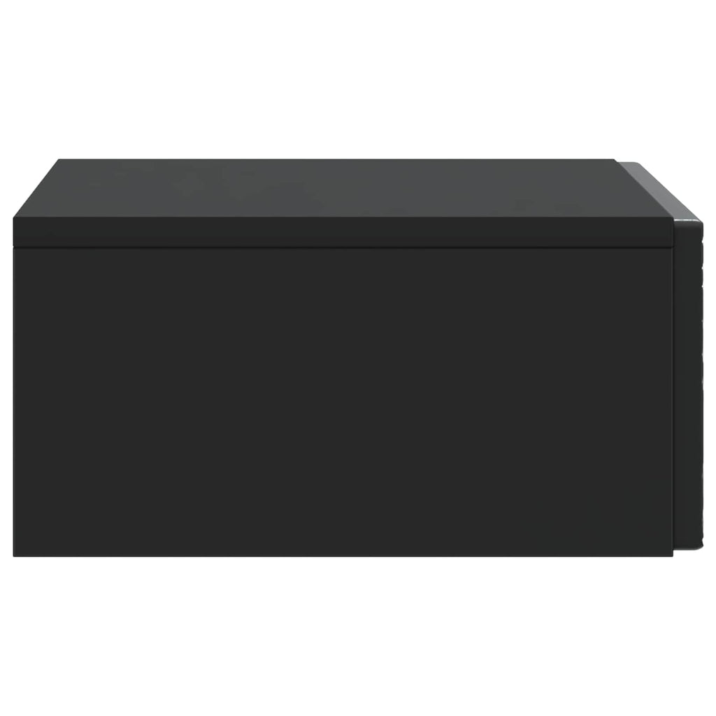 Wandmontierter Beistelltisch Schwarz 87,5 x 34,5 x 17 cm