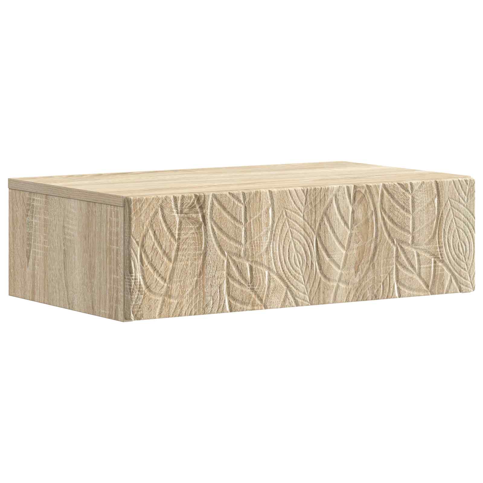 Wandmontierter Beistelltisch Sonoma-Eiche 87,5 x 34,5 x 17 cm