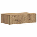 Wandmontierter Beistelltisch Artisan-Eiche 87,5 x 34,5 x 17 cm