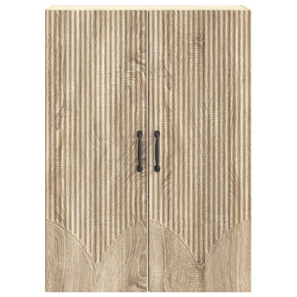 Wandschrank Sonoma-Eiche 66 x 34,5 x 90 cm Holzwerkstoff