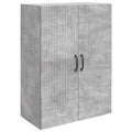 Wandschrank Betongrau 66 x 34,5 x 90 cm Holzwerkstoff