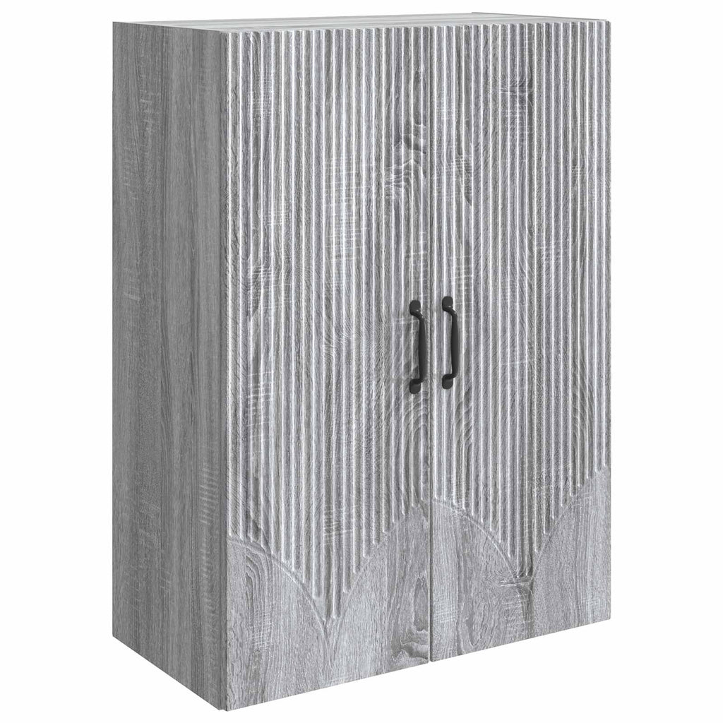 Wandschrank Grau Sonoma 66 x 34,5 x 90 cm Holzwerkstoff