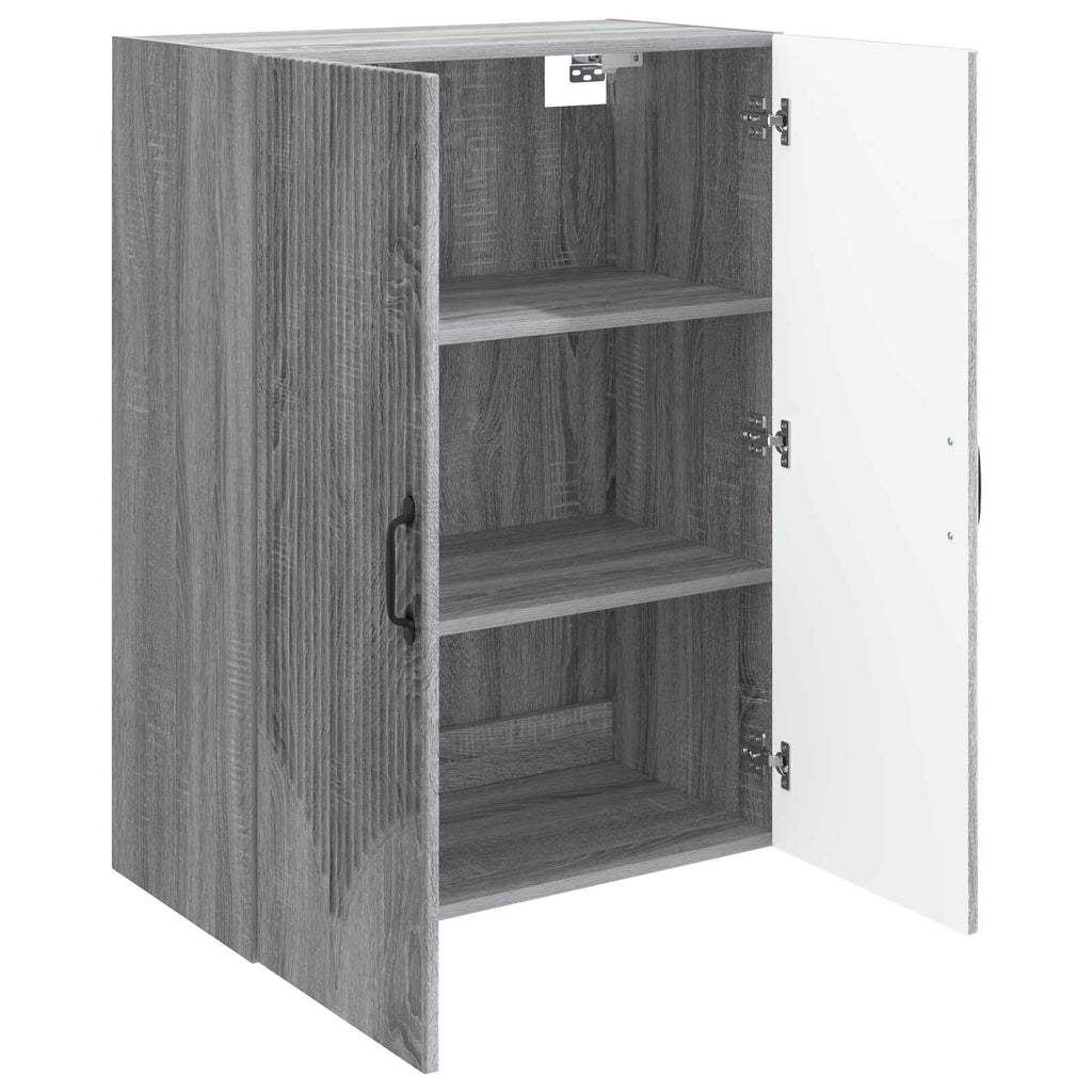 Wandschrank Grau Sonoma 66 x 34,5 x 90 cm Holzwerkstoff