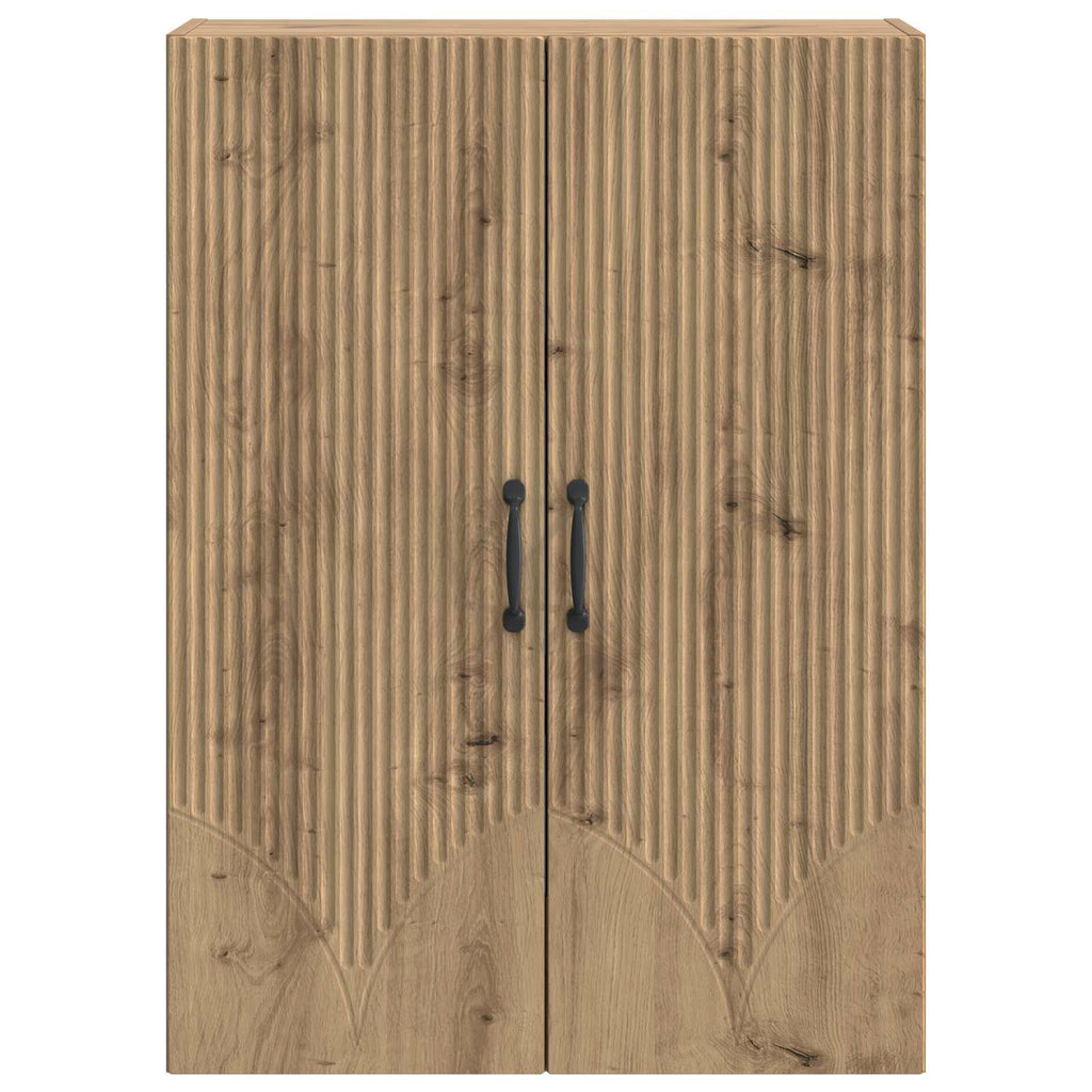 Wandschrank Artisan-Eiche 66 x 34,5 x 90 cm Holzwerkstoff