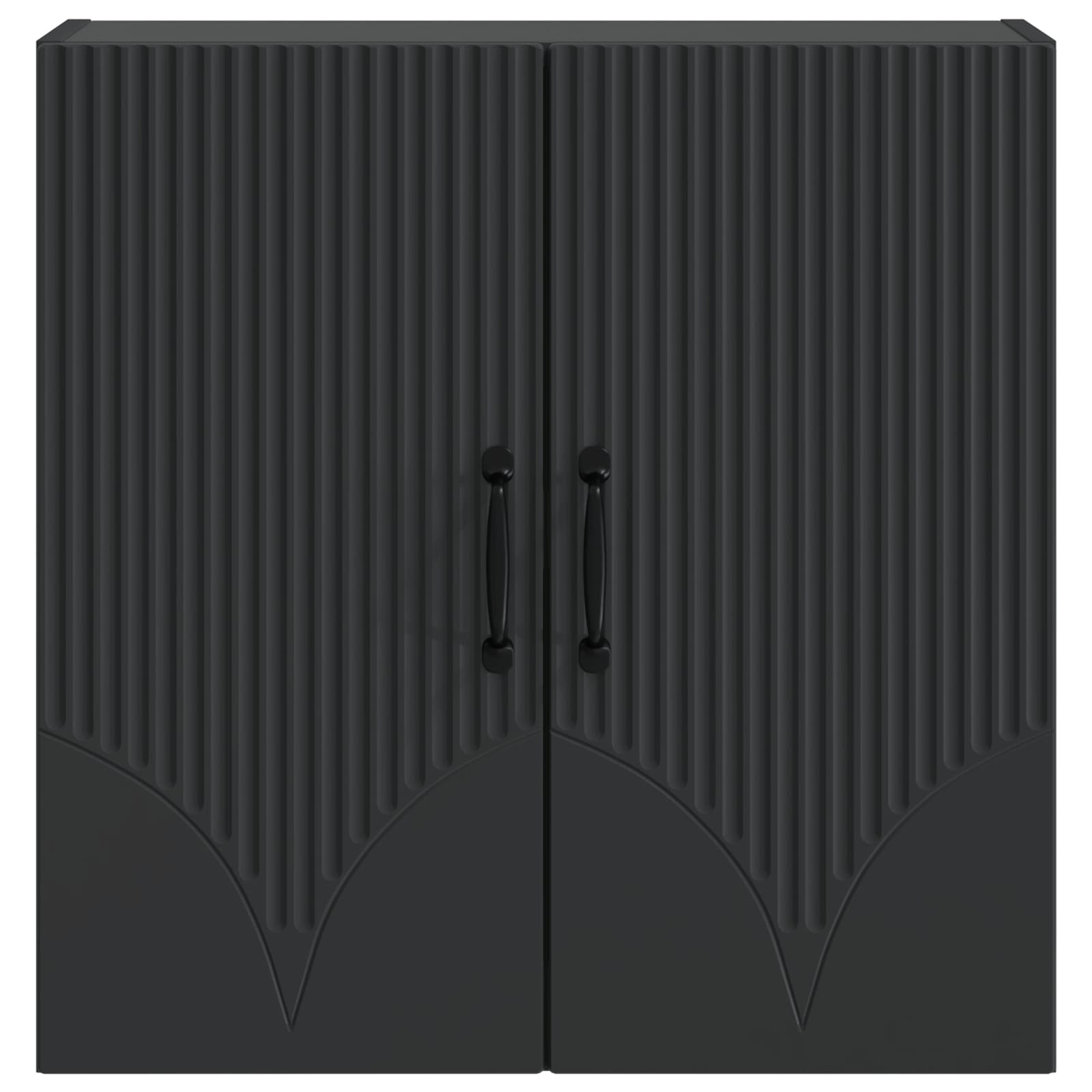 Wandschrank Schwarz 59 x 31 x 60 cm Holzwerkstoff