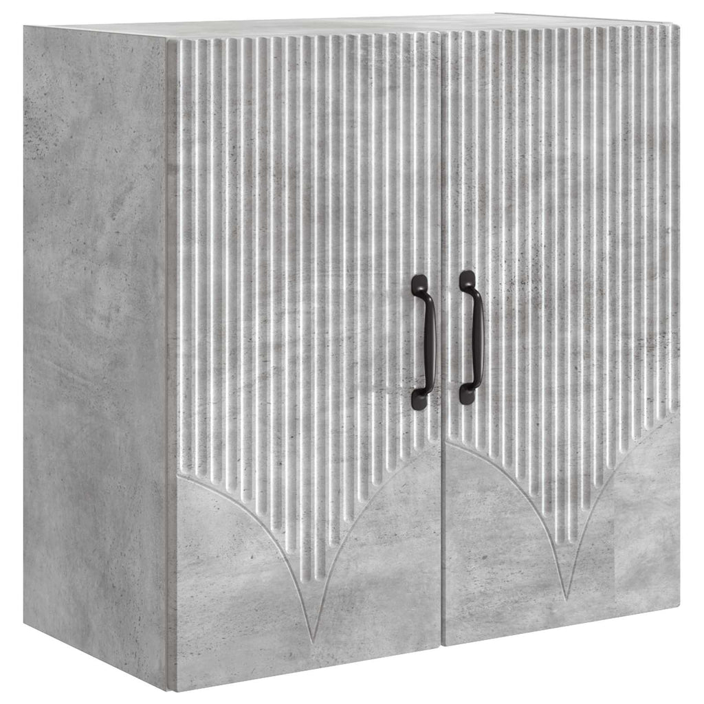 Wandschrank Betongrau 59 x 31 x 60 cm Holzwerkstoff