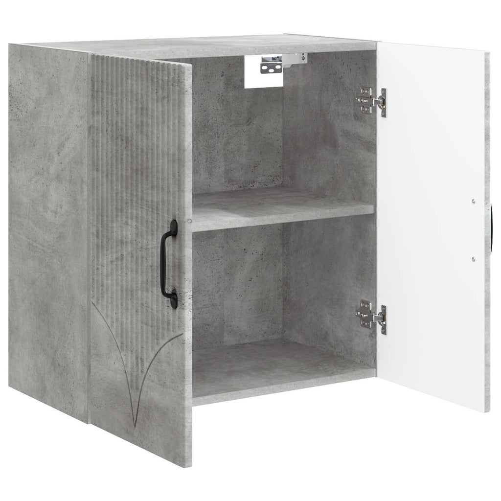 Wandschrank Betongrau 59 x 31 x 60 cm Holzwerkstoff