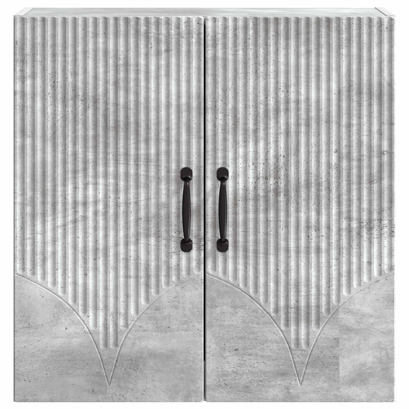 Wandschrank Betongrau 59 x 31 x 60 cm Holzwerkstoff