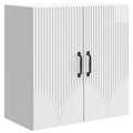 Wandschrank Hochglanz Weiß 59 x 31 x 60 cm Holzwerkstoff