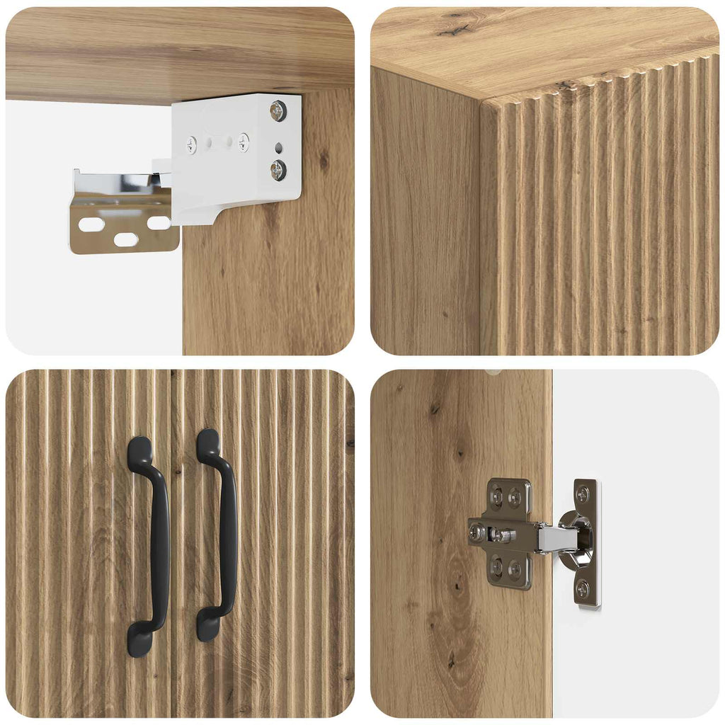 Wandschrank Artisan-Eiche 59 x 31 x 60 cm Holzwerkstoff