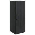 Wandschrank Schwarz 33 x 34,5 x 90 cm Holzwerkstoff