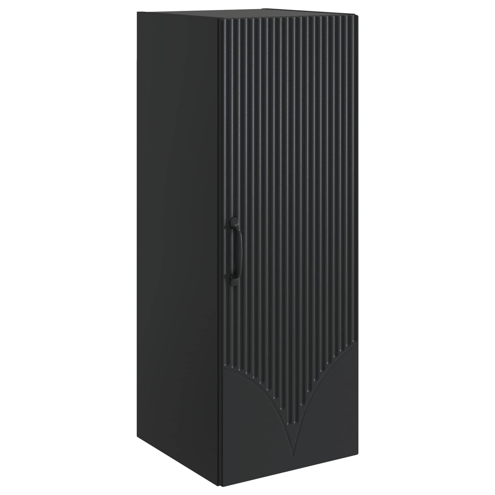 Wandschrank Schwarz 33 x 34,5 x 90 cm Holzwerkstoff