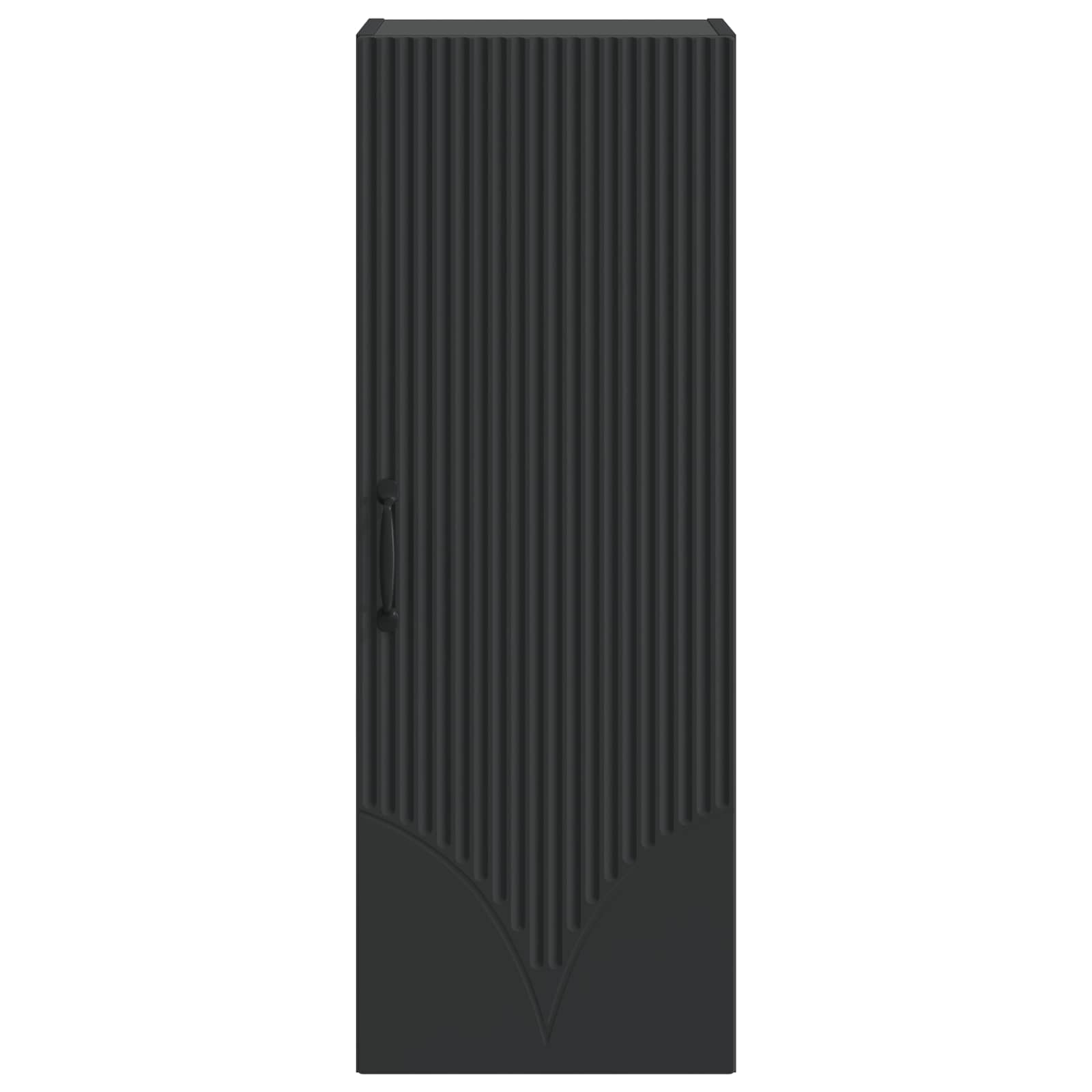 Wandschrank Schwarz 33 x 34,5 x 90 cm Holzwerkstoff