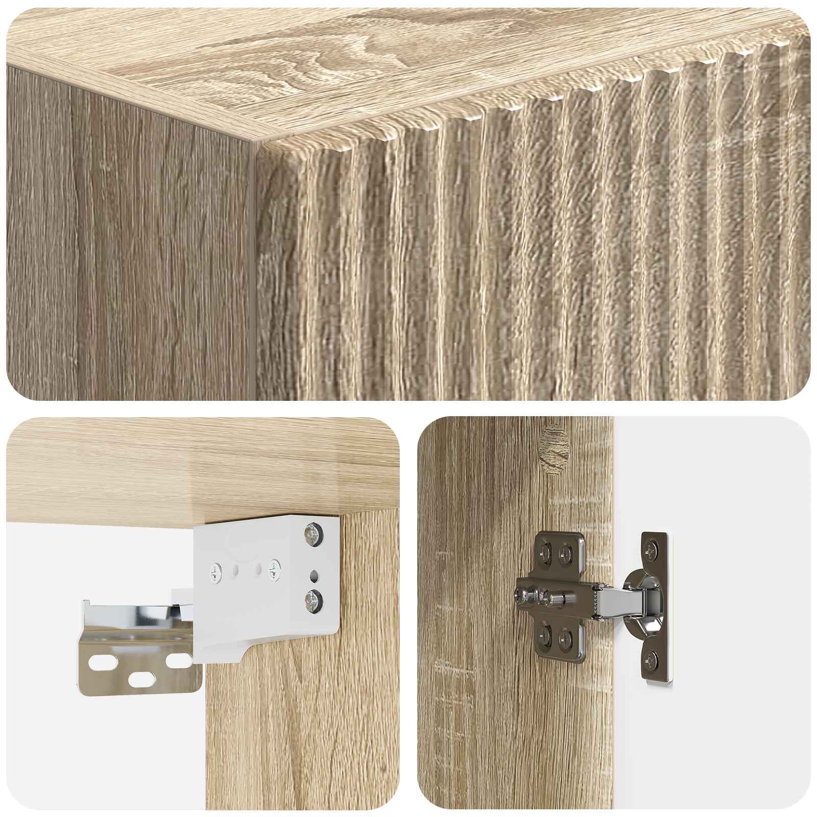 Wandschrank Sonoma-Eiche 33 x 34,5 x 90 cm Holzwerkstoff