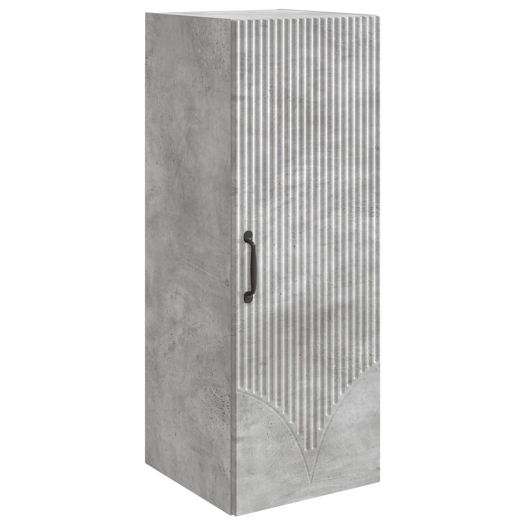 Wandschrank Betongrau 33 x 34,5 x 90 cm Holzwerkstoff