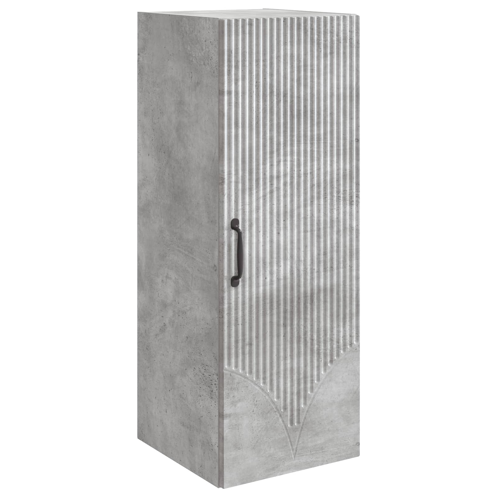 Wandschrank Betongrau 33 x 34,5 x 90 cm Holzwerkstoff