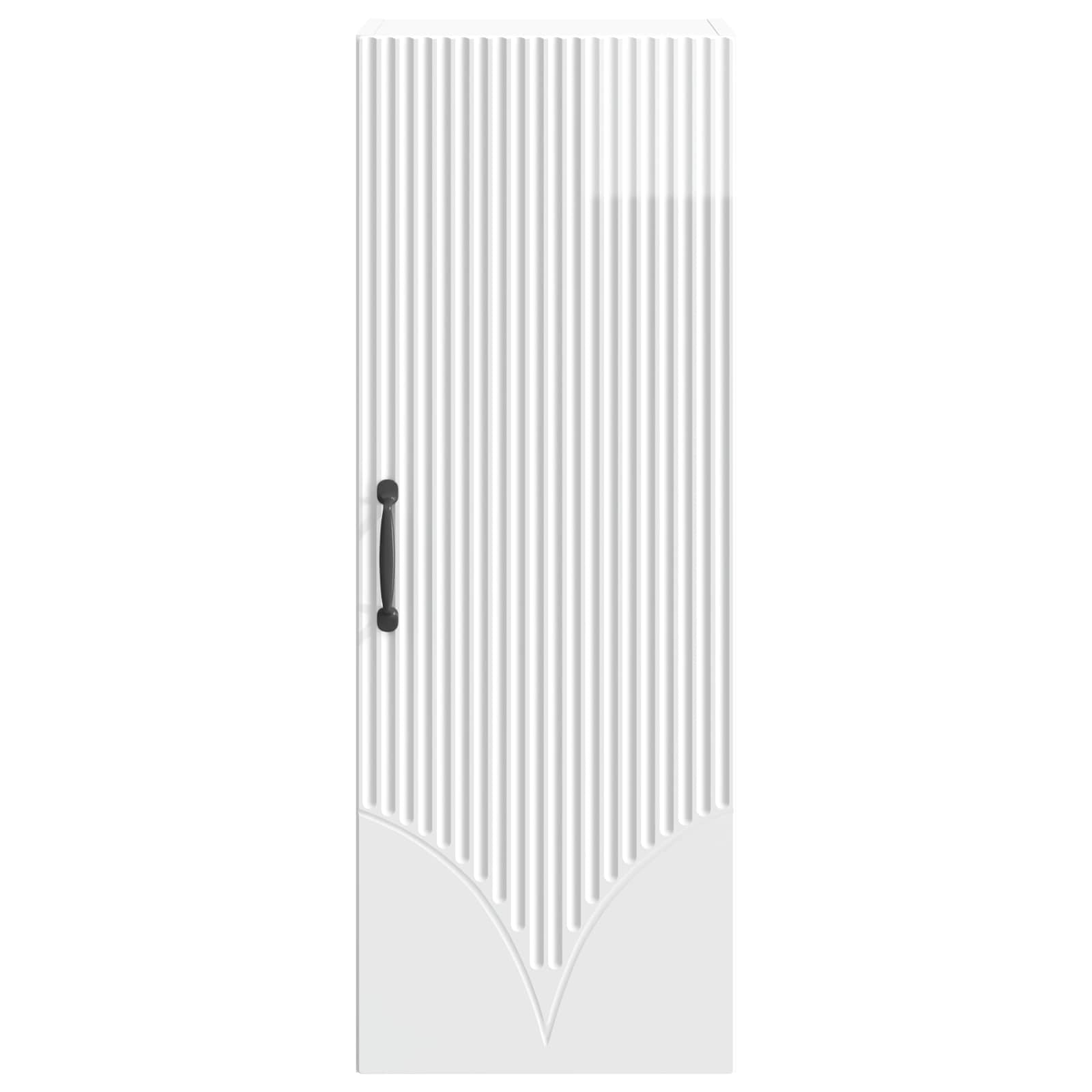 Wandschrank Hochglanz Weiß 33 x 34,5 x 90 cm Holzwerkstoff