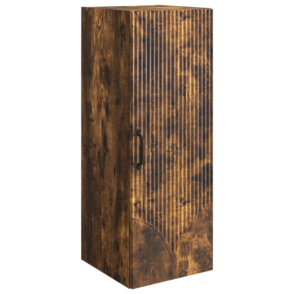 Wandschrank Geräucherte Eiche 33 x 34,5 x 90 cm Holzwerkstoff
