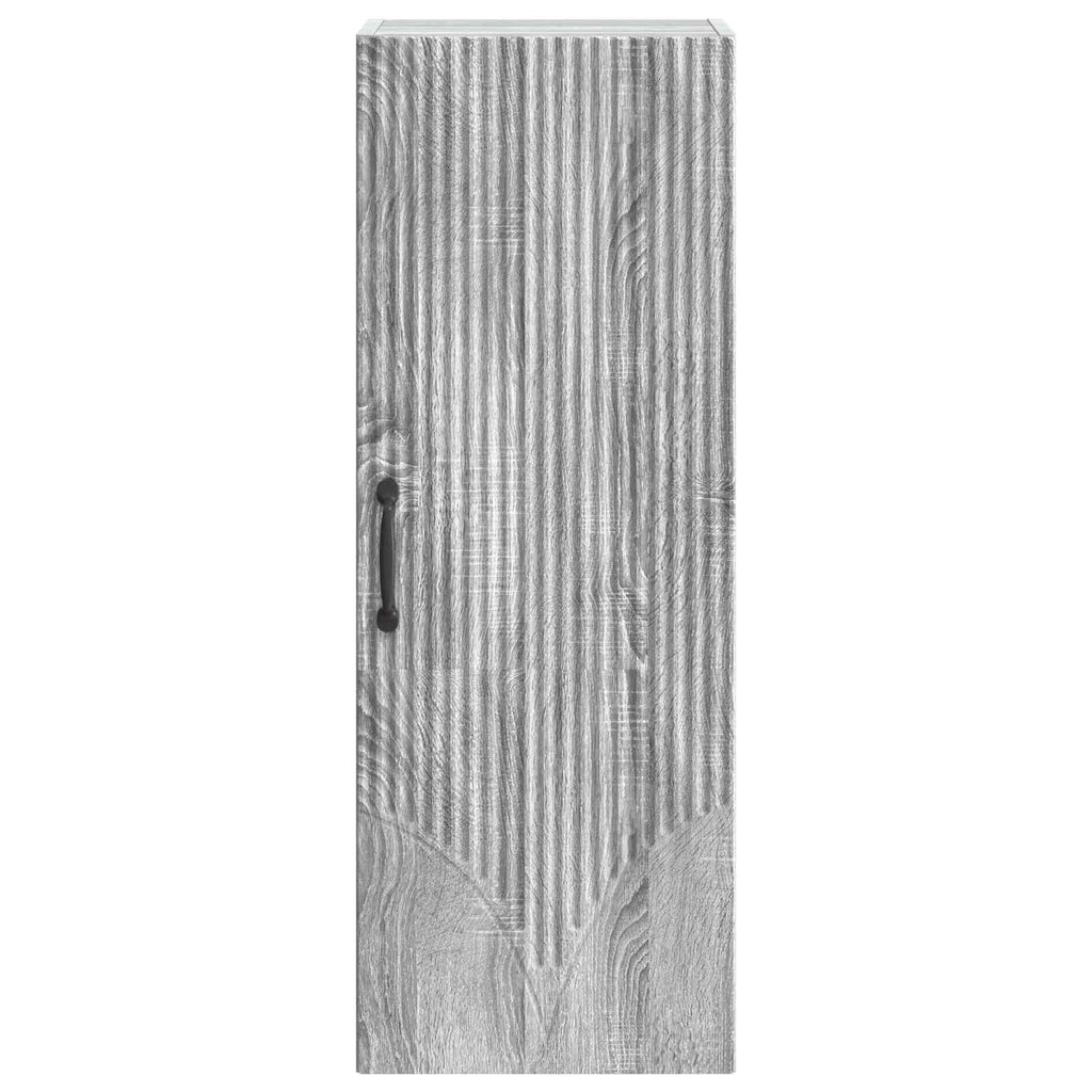 Wandschrank Grau Sonoma 33 x 34,5 x 90 cm Holzwerkstoff