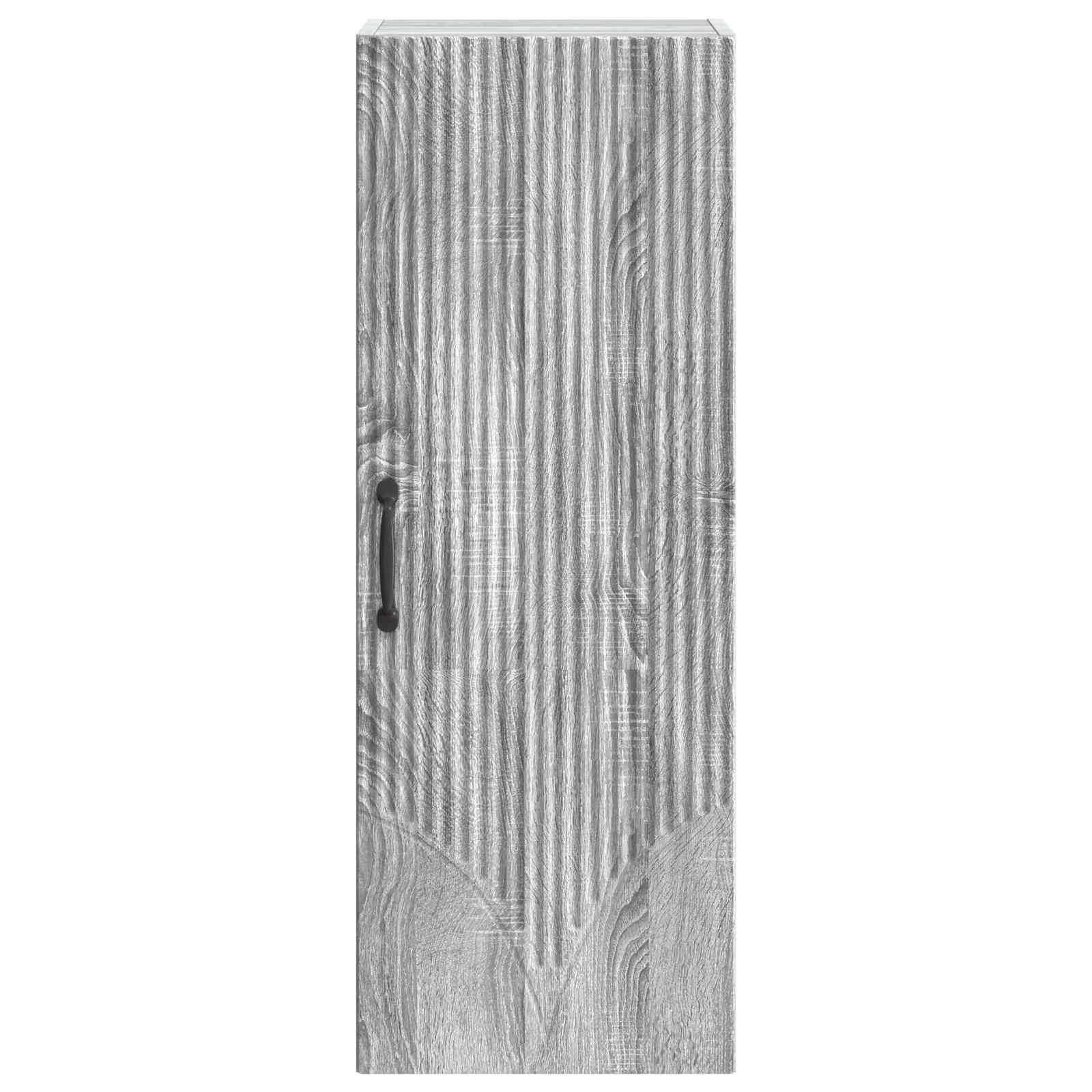 Wandschrank Grau Sonoma 33 x 34,5 x 90 cm Holzwerkstoff