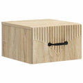 Wandmontierter Nachttisch Sonoma-Eiche 34,5 x 33 x 20 cm