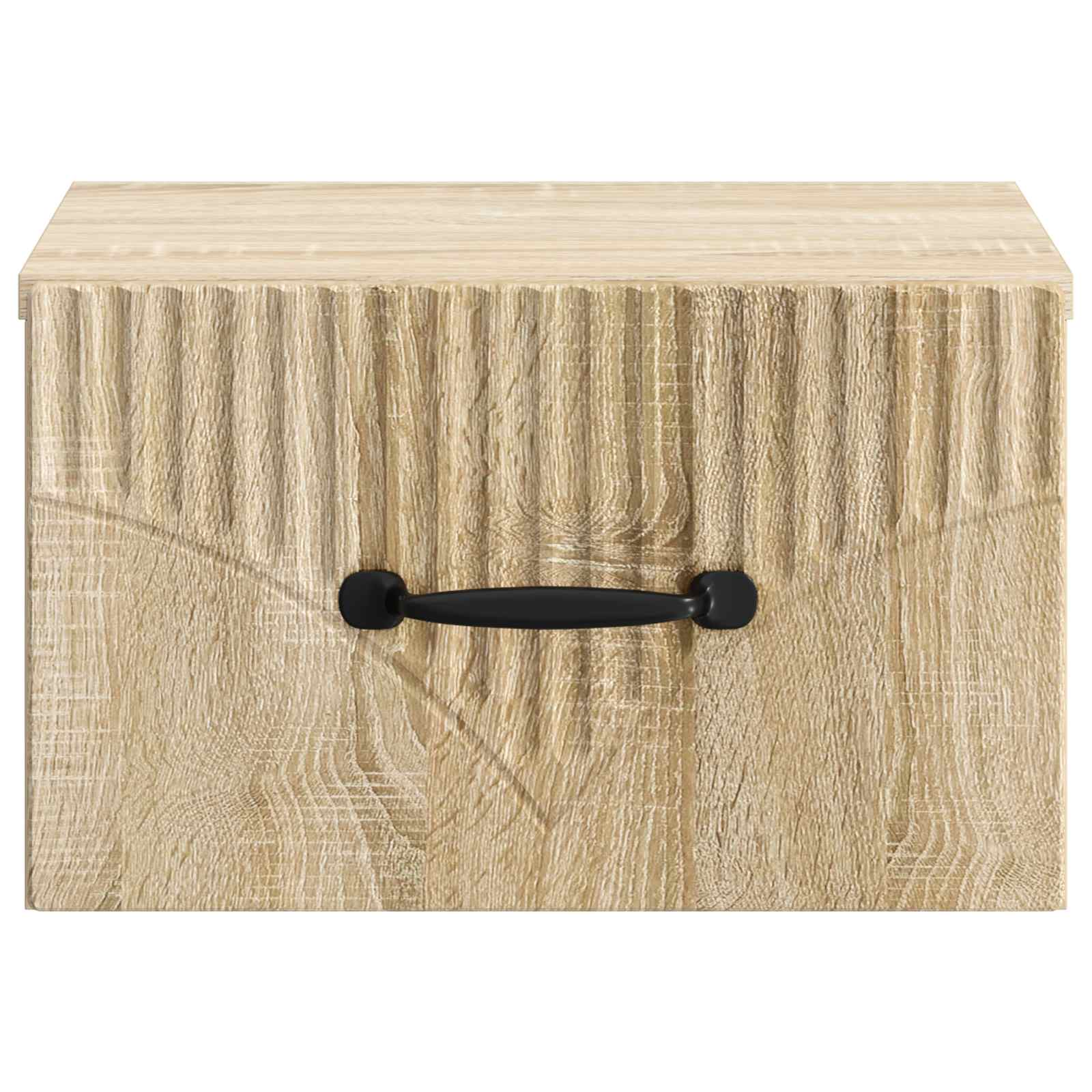 Wandmontierter Nachttisch 2 pcs Sonoma-Eiche 34,5 x 33 x 20 cm