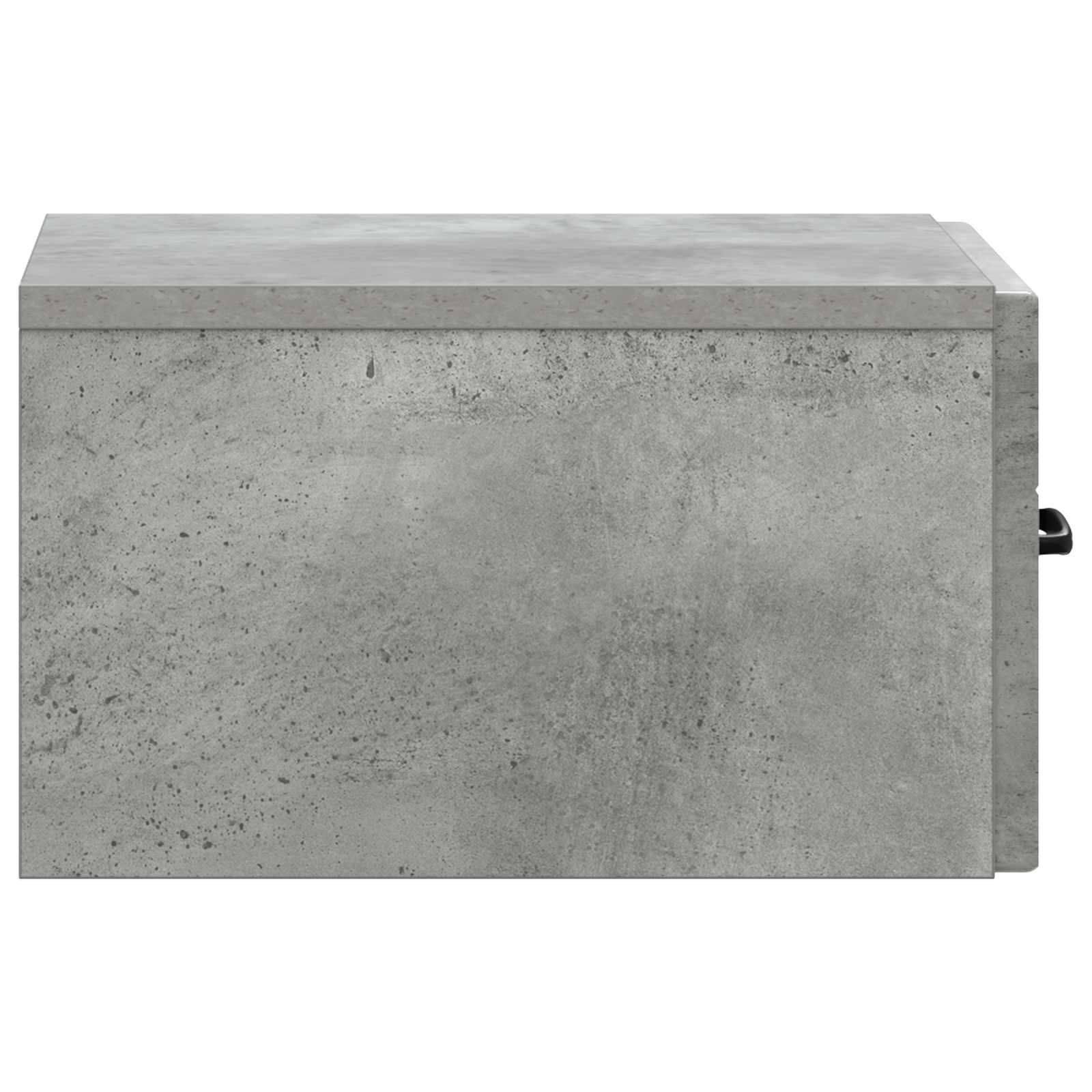 Wandmontierter Nachttisch 2 pcs Betongrau 34,5 x 33 x 20 cm
