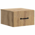 Wandmontierter Nachttisch Artisan-Eiche 34,5 x 33 x 20 cm